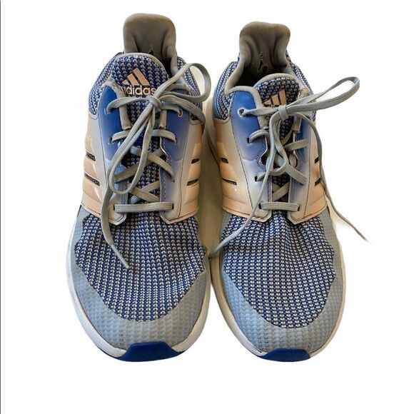 ADIDAS RAPIDA RUN Blue & Pink Running Shoe 5 1/2 - Picture 2 of 12